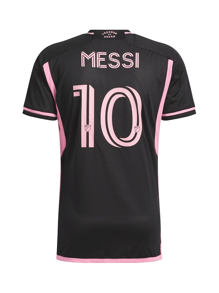 adidas Black Inter Miami CF Away Authentic Jersey 2024 Messi Football Shirt - Image 3 of 3