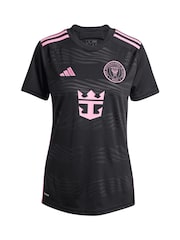 adidas Black Inter Miami CF Away 2024 Messi Womens Jersey - Image 2 of 3