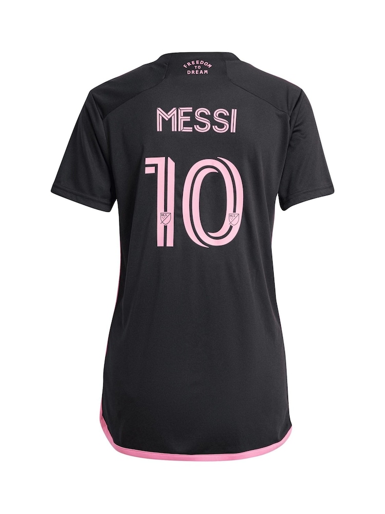 adidas Black Inter Miami CF Away 2024 Messi Womens Jersey - Image 3 of 3