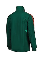 adidas Green Manchester United Training Rain Jacket - Image 3 of 3