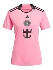 adidas Pink Inter Miami CF Home 2024 Messi Womens Shirt - Image 2 of 3