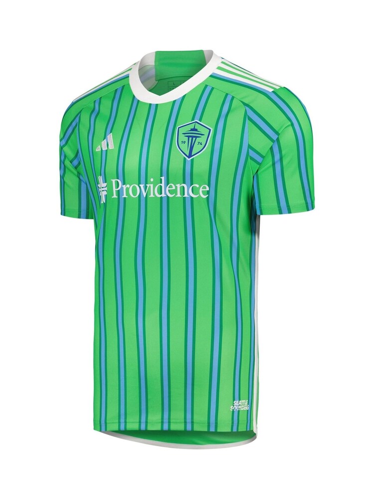 adidas Blue Seattle Sounders Home 2024 Shirt - Image 2 of 3