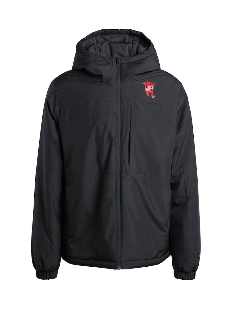 adidas Black Manchester United Cultural Stories Jacket - Image 3 of 3