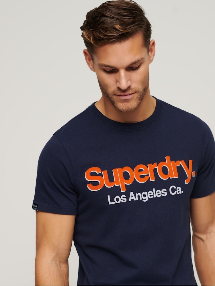 Camiseta clásica lavada con el logotipo principal de Superdry - Imagen 3 de 3