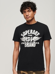 Camiseta clásica con detalle gráfico Reworked de Superdry - Imagen 1 de 3