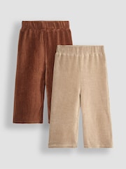 Jojo Maman Bébé 2-Pack rebrasti žamet Velur Flare pajkice - Slika 1 iz 5