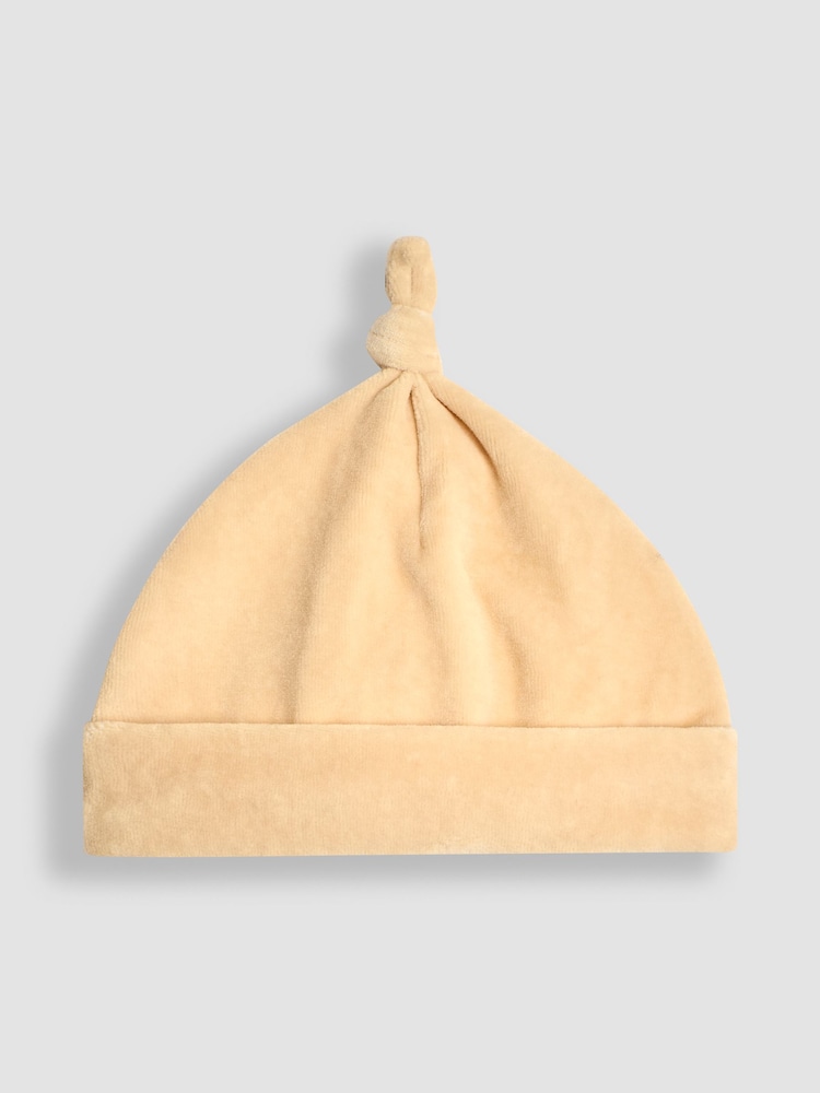JoJo Maman Bébé Stone Puddings Velour Hat - Image 2 of 3