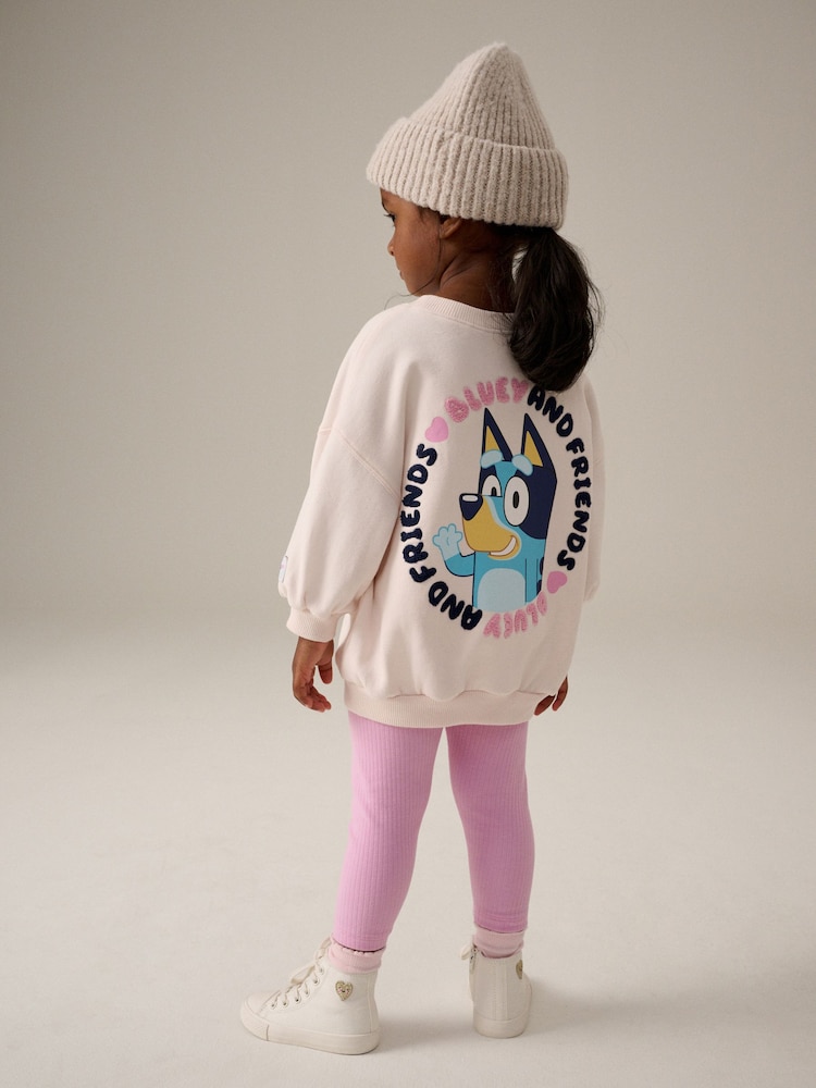 Oatmeal Bluey Sweatshirt and Leggings Set (3mths-7yrs) - Image 1 of 9