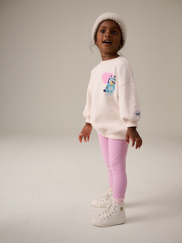 Oatmeal Bluey Sweatshirt and Leggings Set (3mths-7yrs) - Image 2 of 9