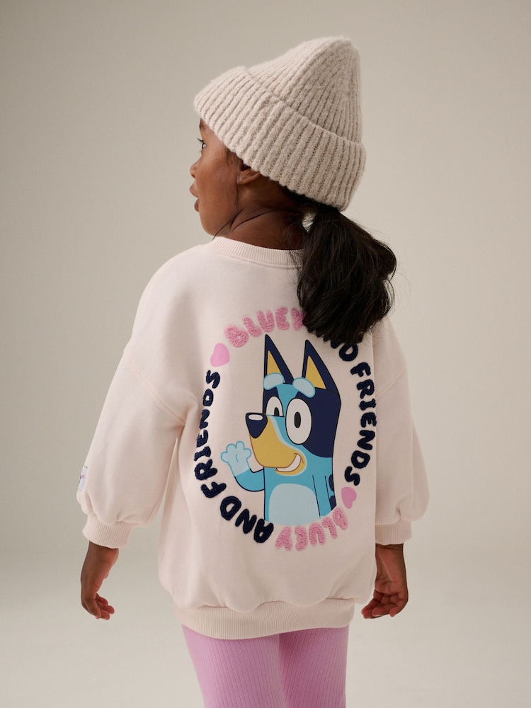 Oatmeal Bluey Sweatshirt and Leggings Set (3mths-7yrs) - Image 4 of 9