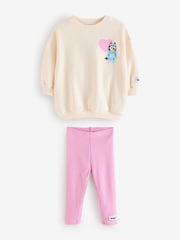 Oatmeal Bluey Sweatshirt and Leggings Set (3mths-7yrs) - Image 5 of 9