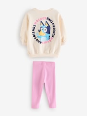 Oatmeal Bluey Sweatshirt and Leggings Set (3mths-7yrs) - Image 6 of 9