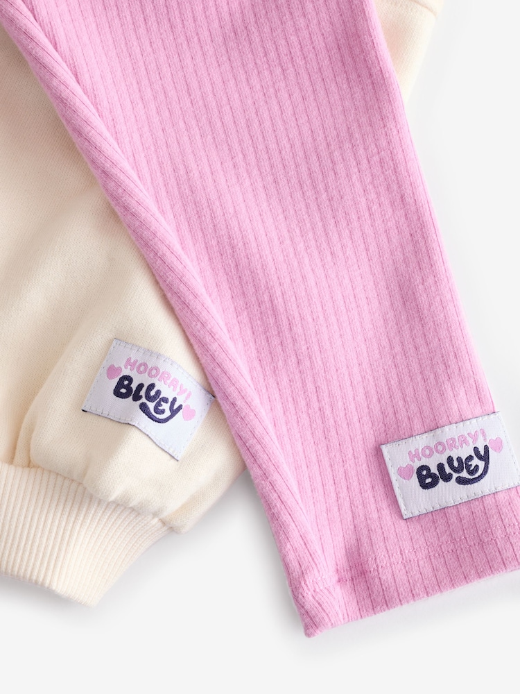 Oatmeal Bluey Sweatshirt and Leggings Set (3mths-7yrs) - Image 8 of 9