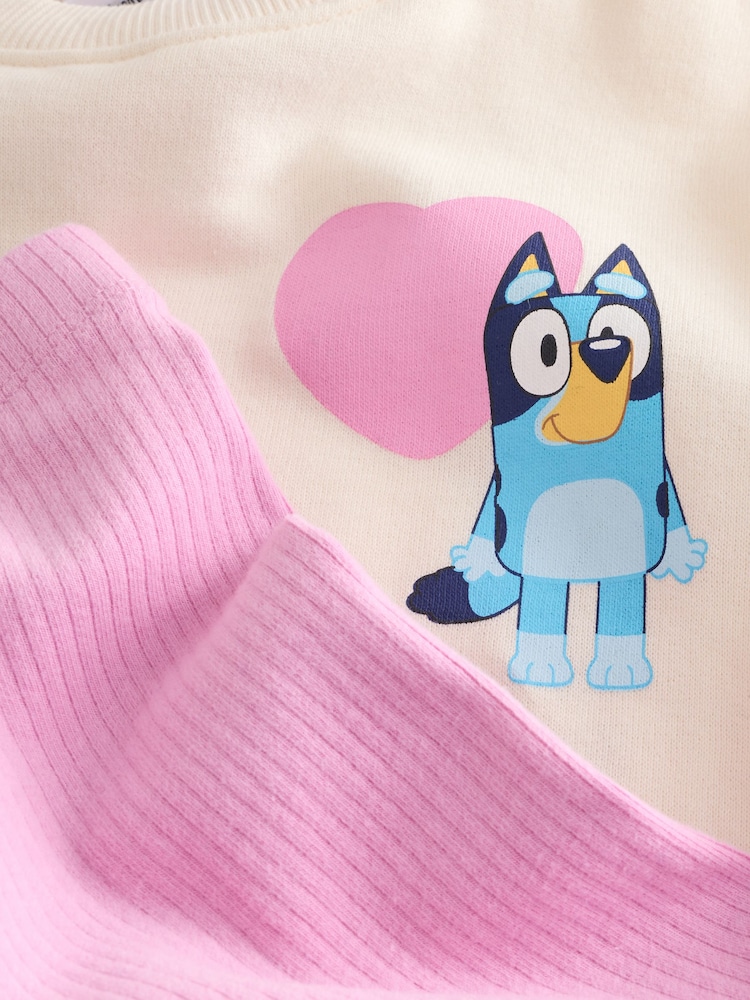 Oatmeal Bluey Sweatshirt and Leggings Set (3mths-7yrs) - Image 9 of 9