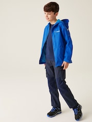 Regatta Blue Junior Calderdale III Waterproof Jacket - Image 3 of 7