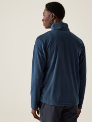 Regatta Blue Mens Thompson Lightweight Half Zip Fleece - Image 2 of 7