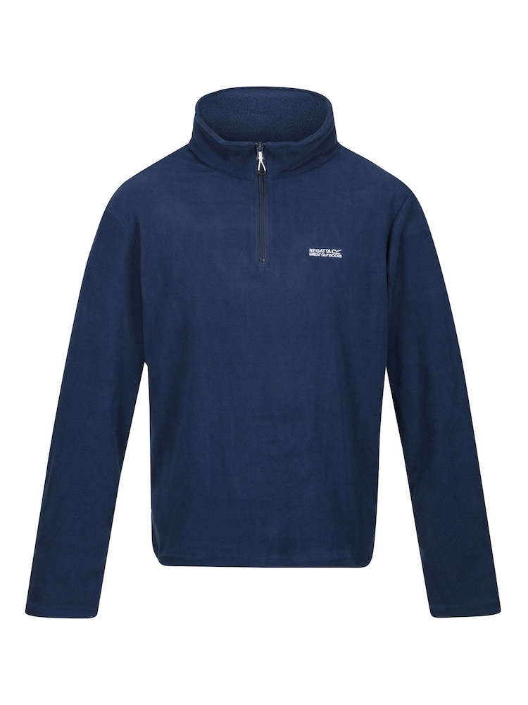 Regatta Blue Mens Thompson Lightweight Half Zip Fleece - Image 5 of 7