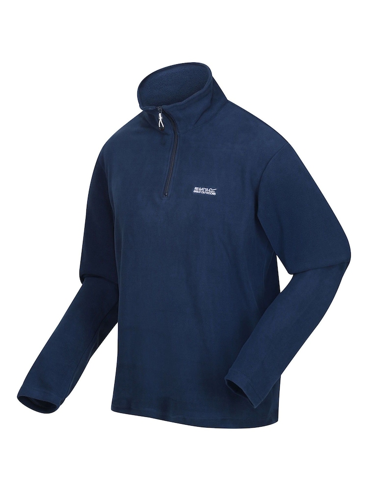 Regatta Blue Mens Thompson Lightweight Half Zip Fleece - Image 7 of 7