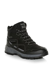 Regatta Off Black Mens Vendeavour Waterproof Hiking Boots - Image 2 of 6