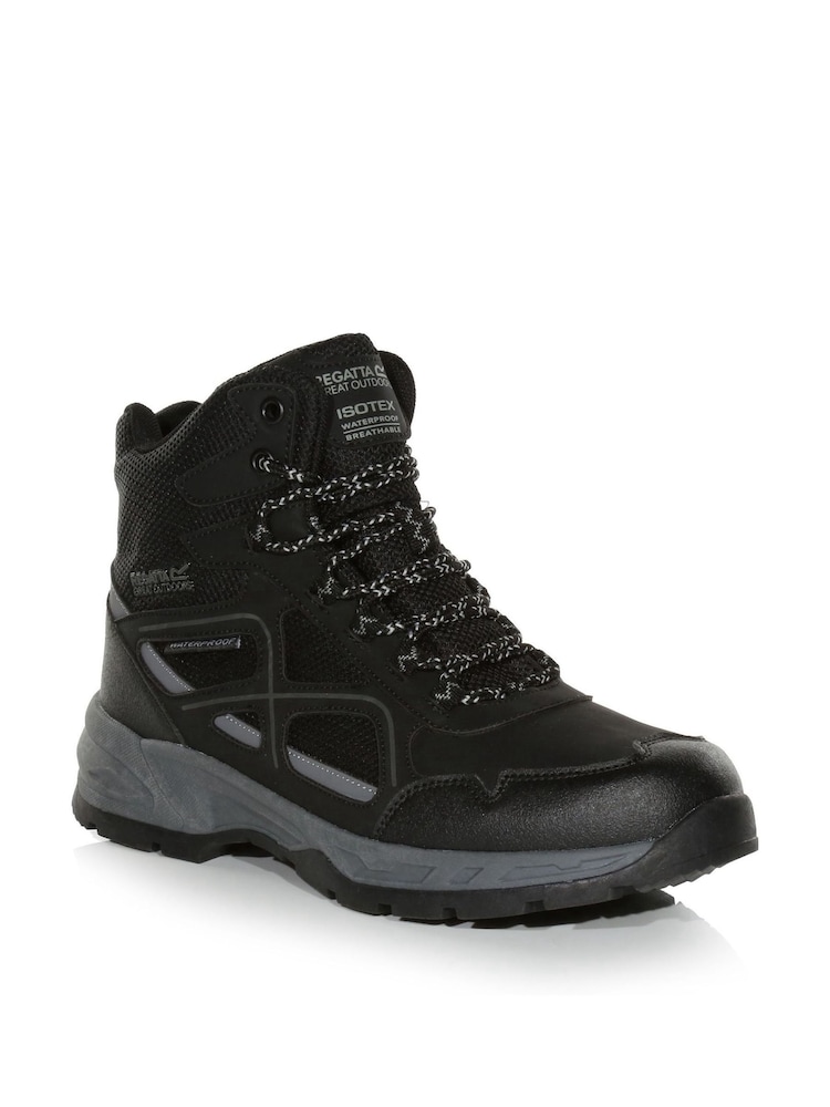 Verblasstes Schwarz - Regatta – Vendeavour – wasserfeste Wanderstiefel für Herren - Bild 2 von 6 Verblasstes Schwarz - Regatta – Vendeavour – wasserfeste Wanderstiefel für Herren - Bild 2 von 6