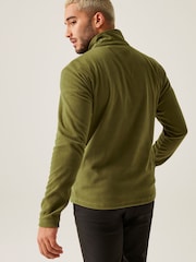 Regatta Olive Green Mens Thompson Lightweight Half Zip Fleece - Image 2 of 6
