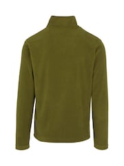 Regatta Olive Green Mens Thompson Lightweight Half Zip Fleece - Image 6 of 6