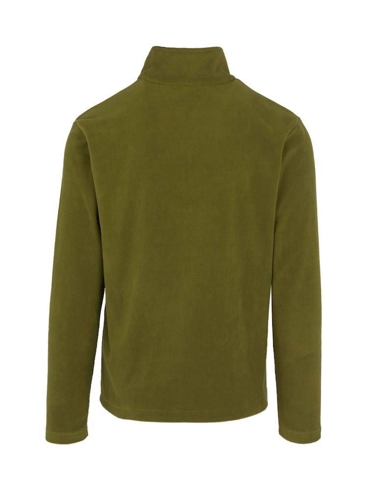 Regatta Olive Green Mens Thompson Lightweight Half Zip Fleece - Image 6 of 6