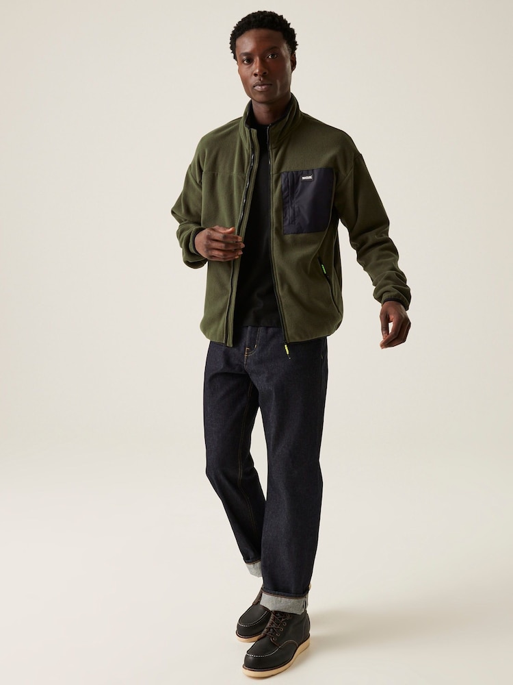 Regatta Green Ground Mens Frankie Full Zip Fleece - Image 2 of 7