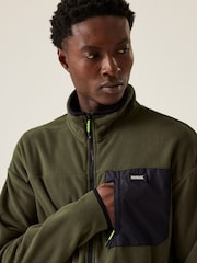 Regatta Green Ground Mens Frankie Full Zip Fleece - Image 3 of 7