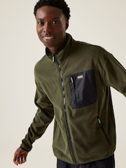 Regatta Green Ground Mens Frankie Full Zip Fleece - Image 4 of 7