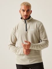Regatta Natural Mens Thompson Lightweight Half Zip Fleece - Image 1 of 6