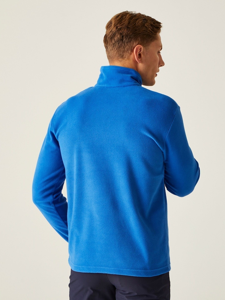 Regatta Dark Blue Mens Thompson Lightweight Half Zip Fleece - Image 2 of 6