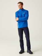 Regatta Dark Blue Mens Thompson Lightweight Half Zip Fleece - Image 3 of 6