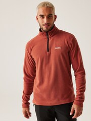 Regatta Red Mens Thompson Lightweight Half Zip Fleece - Image 1 of 6