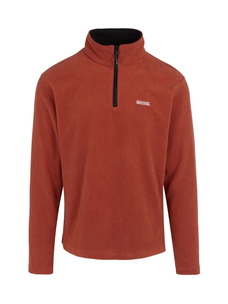 Regatta Red Mens Thompson Lightweight Half Zip Fleece - Image 5 of 6