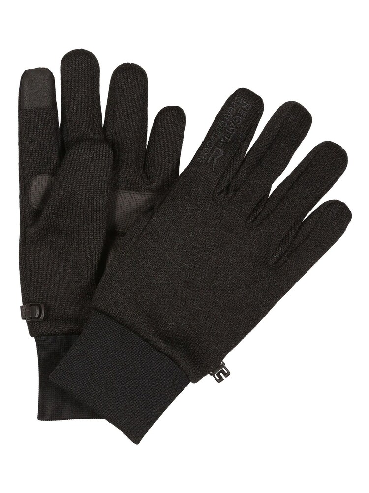 Regatta Black Veris Gloves - Image 2 of 4 Regatta Black Veris Gloves - Image 2 of 4