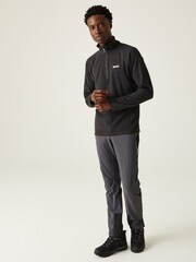 Regatta Dark Grey Montes Quarter Zip Fleece - Image 3 of 6