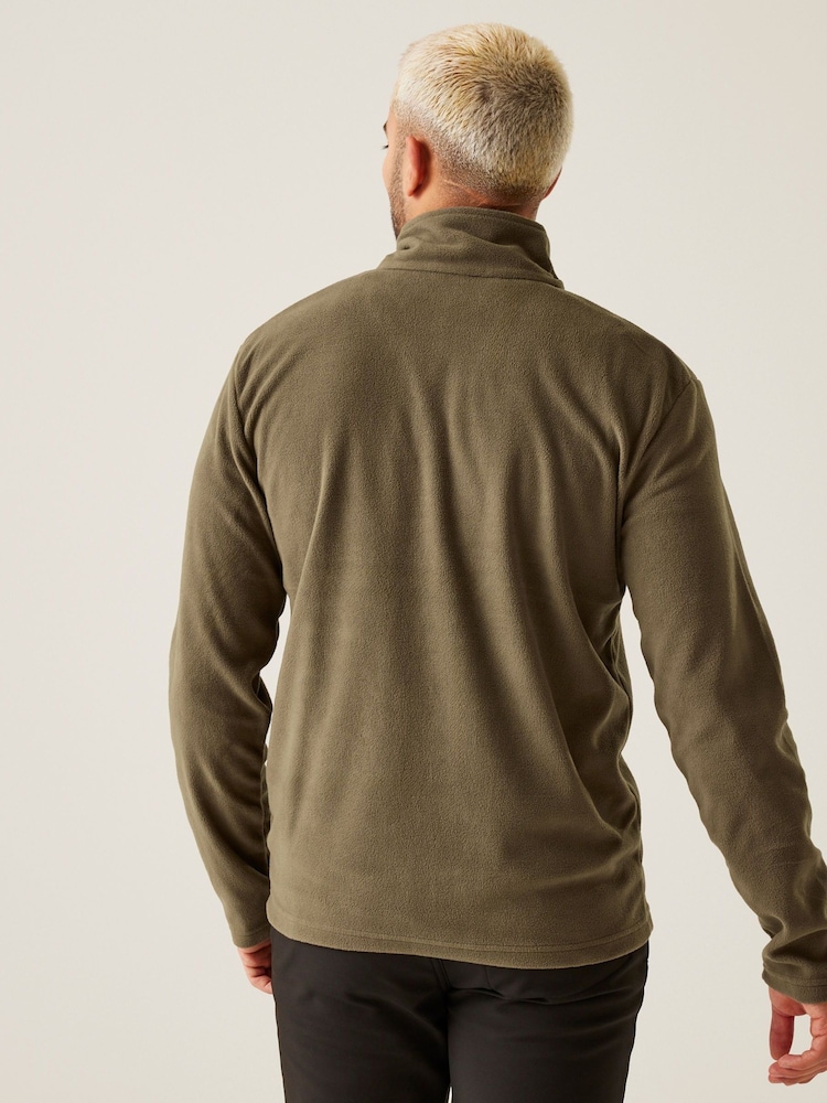 Regatta Light Green Mens Thompson Lightweight Half Zip Fleece - Image 2 of 6