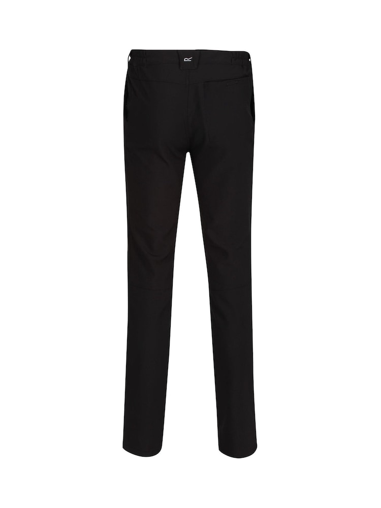 Regatta Black Fenton Softshell Water Repellent Trousers - Image 6 of 6