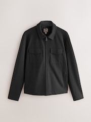 Black Jersey Shacket - Image 5 of 8
