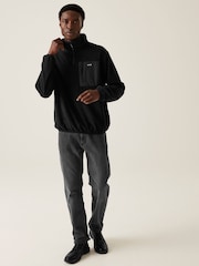 Regatta Black Mens Frankie Half Zip Fleece - Image 3 of 7