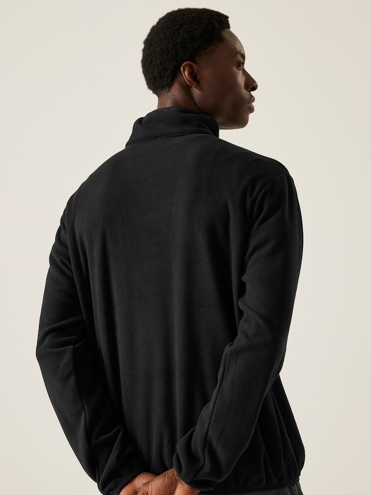 Regatta Black Mens Frankie Half Zip Fleece - Image 5 of 7