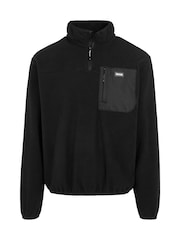 Regatta Black Mens Frankie Half Zip Fleece - Image 6 of 7