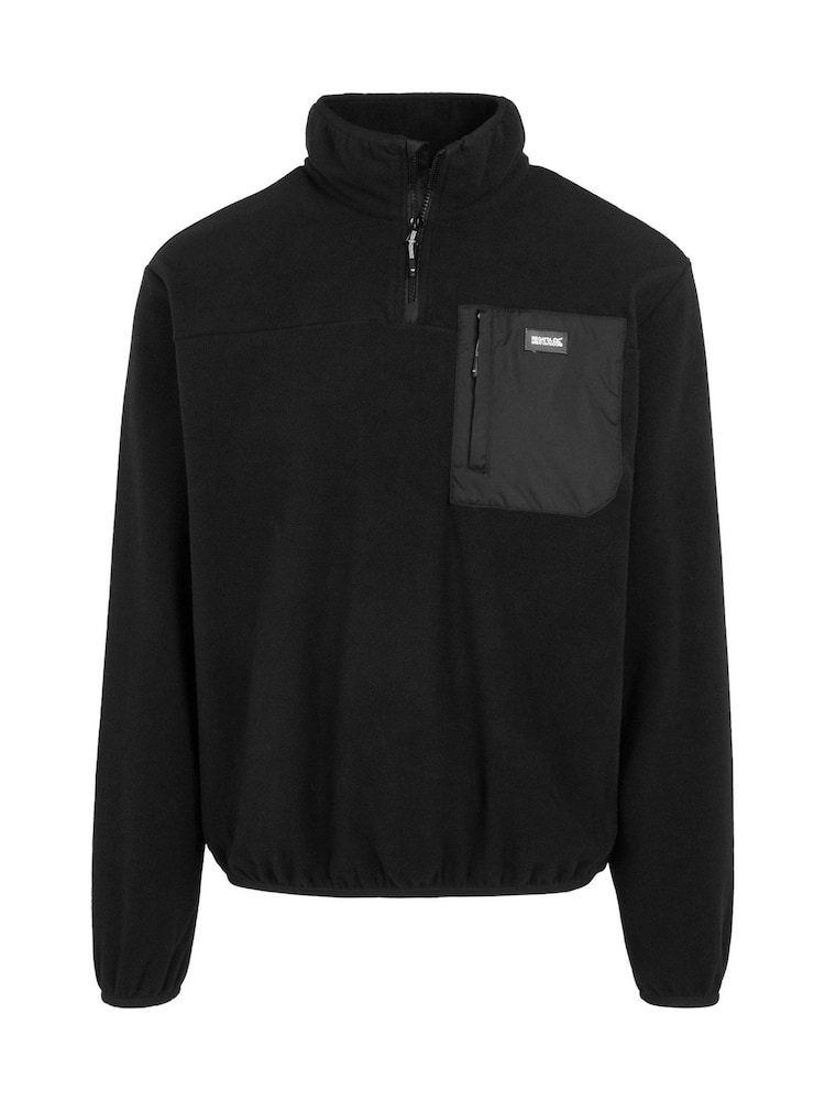Regatta Black Mens Frankie Half Zip Fleece - Image 6 of 7