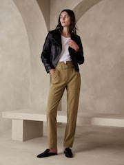 Banana Republic Brown Refined Utility Trousers - Image 1 of 4
