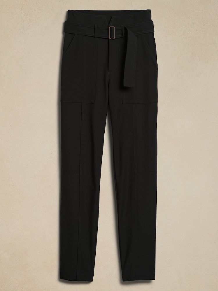 Banana Republic Black Refined Utility Trousers - Image 4 of 4