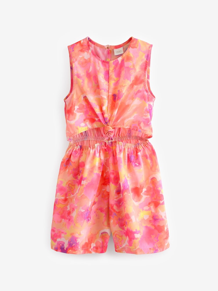 Yellow Twist Knot Playsuit (3-12yrs) - Image 1 of 3