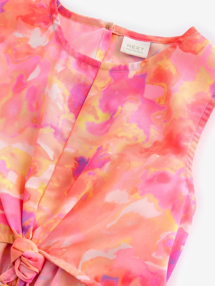 Yellow Twist Knot Playsuit (3-12yrs) - Image 3 of 3