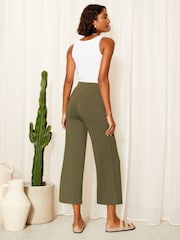 Friends Like These Culotte-Hose aus Jersey mit weitem Bein mit Gürtel - Bild 4 von 4
