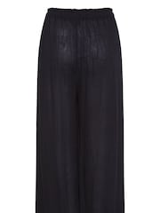 Yours Curve Black Tassel Trousers - Image 4 of 4
